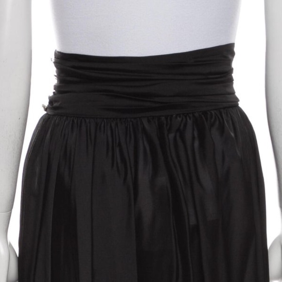 Alexandre Vauthier 100% Silk Featherweight Knee-Length Skirt * NEW * 65% OFF - Picture 9 of 10